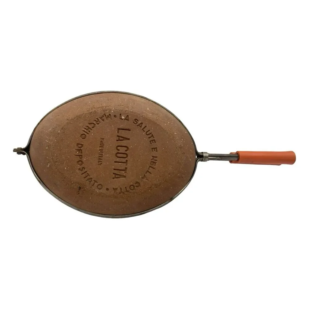 Vintage La Cotta Italian Terracotta Clay Cooking Pan –Made in Italy